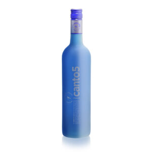 botella canto 5 vino azul