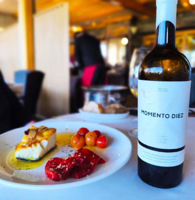 Gran Vino de Rueda Vino Momento Diez con fermentadcion en barrica