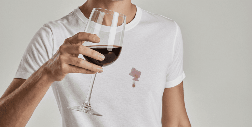 quitar mancha de vino tinto en ropa blanca